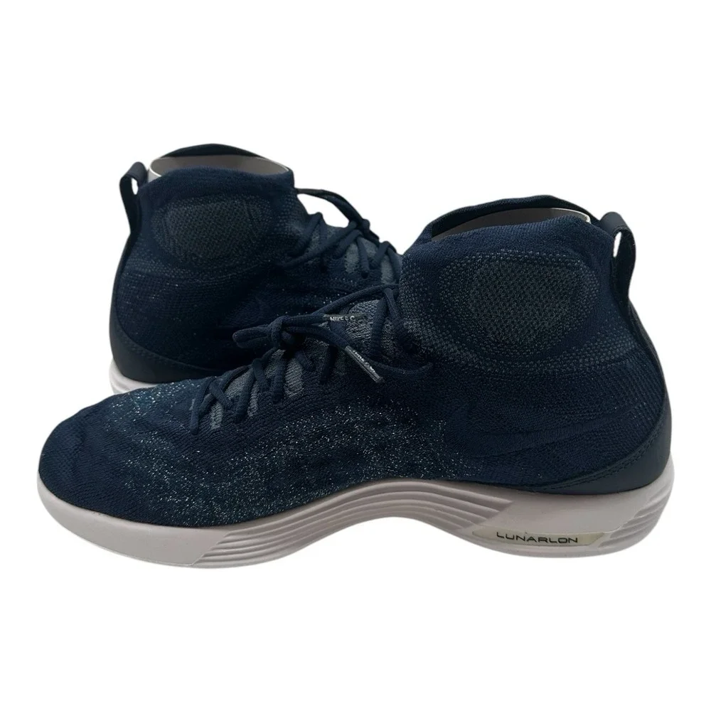 Nike Lunar Magista II Flyknit FC‎ Shoes Mens 10 College Navy Sneakers 876385-400